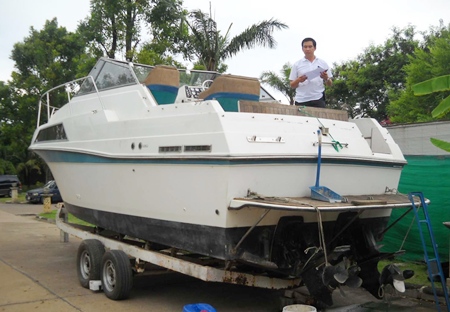 Police have recovered and returned Warida Sae-Ung’s boat, 5 years after it was stolen.